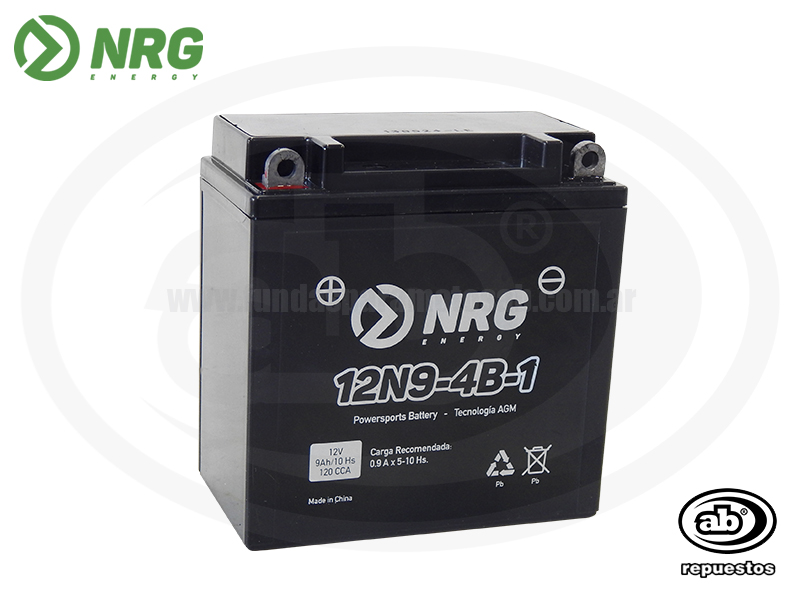 Bateria 12N9-4B-1 GEL Caja x 6 Unid.