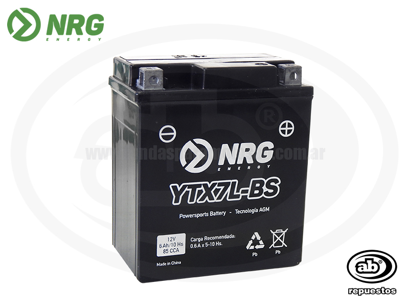 Batterie KYOTO RV 125 VAN VAN 2003-2015 (YTX7L-BS)